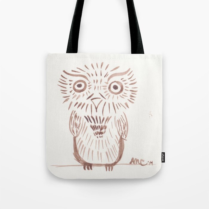 Ink Owl Tote Bag
