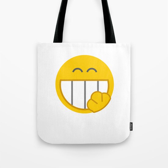 yellow smile Tote Bag