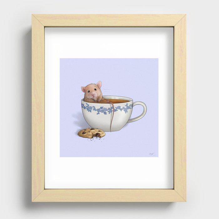 Cup Of Mouse  Recessed Framed Print
