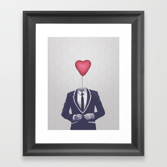 Mr. Valentine Framed Art Print