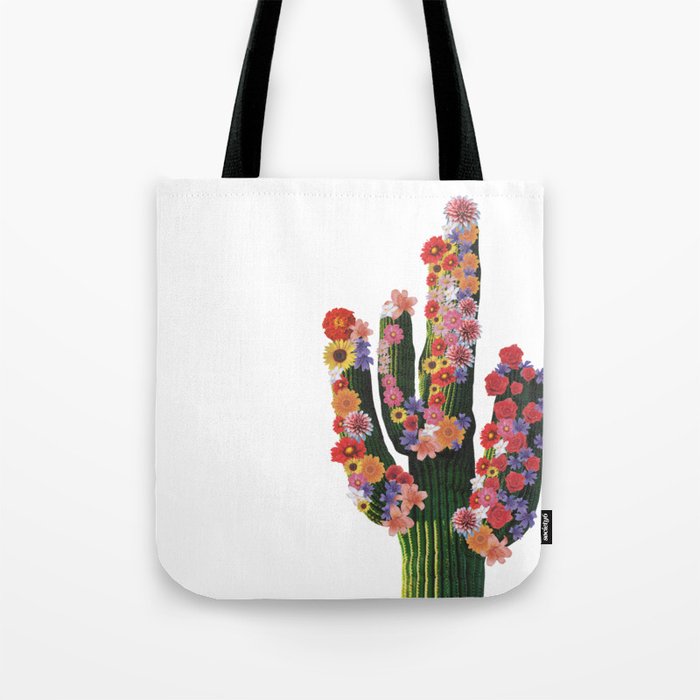 Flowery Cacti Tote Bag