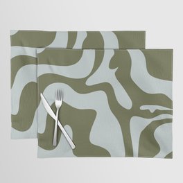 1 Abstract Swirl Shapes 220711 Valourine Digital Design Placemat
