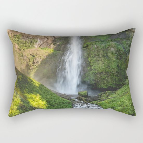 Multnomah Falls Oregon Rectangular Pillow