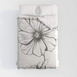 Cosmos Flower Comforter