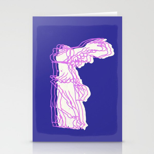 abstract winged victory  Stationery Cards