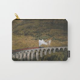 Train on a Glenfinnan Viaduct, Scotland Carry-All Pouch