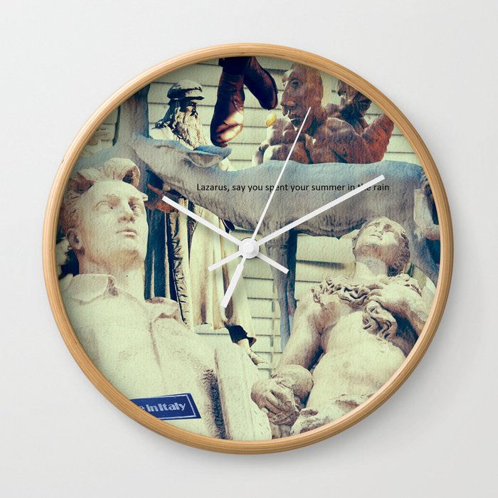 Come to me, I'll rest your soul Wall Clock
