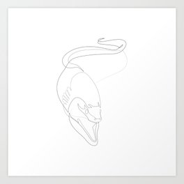 Moray Eel Art Prints For Any Decor Style Society6 Real snowflakes in nature form with six points (or occasionally three if they formed wei… this step by step guide will teach you how to make six pointed paper snowflakes. moray eel art prints for any decor