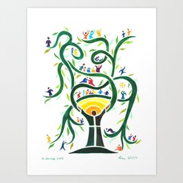 I am the Vine Art Print