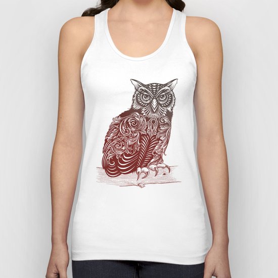 Most Ornate Owl Unisex Tank Top