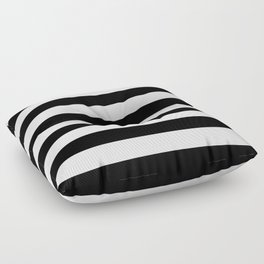Black & White Stripes- Mix & Match with Simplicity of Life Floor Pillow