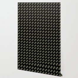 Fleur De Lis Gold Black White Wallpaper By Beckybetancourt