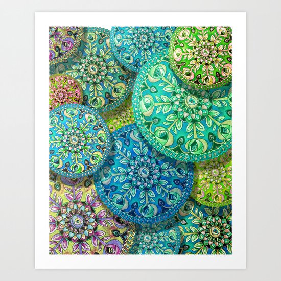 And The Wheels Art Print