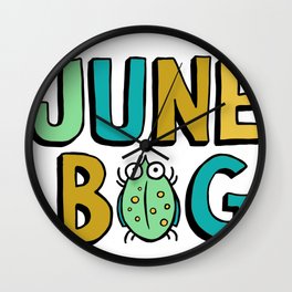June Bug Wall Clock