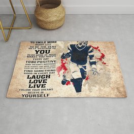 America Football Today Is A Good Day To Happy Area & Throw Rug
