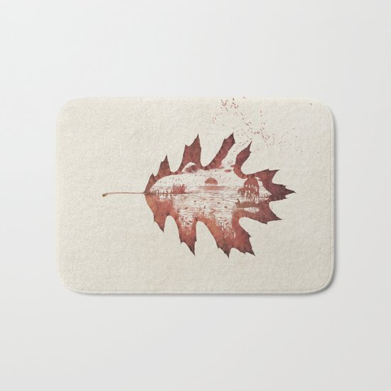 Autumn morning Bath Mat
