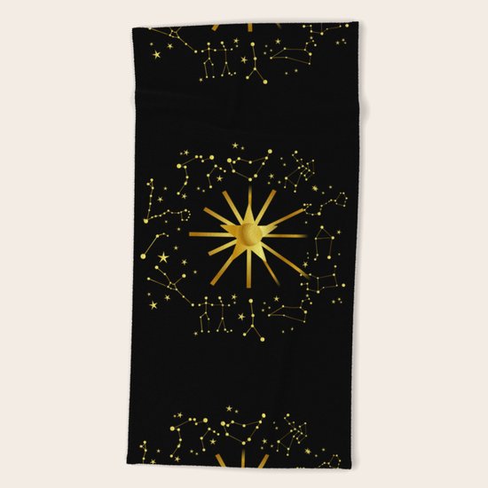 Constellations Beach Towel