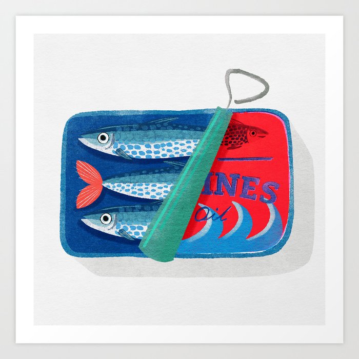 Sardine Can Art Print