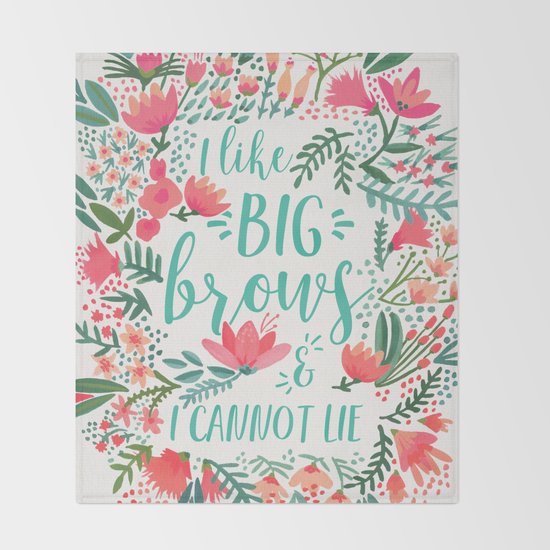 Big Brows – Juicy Palette Throw Blanket