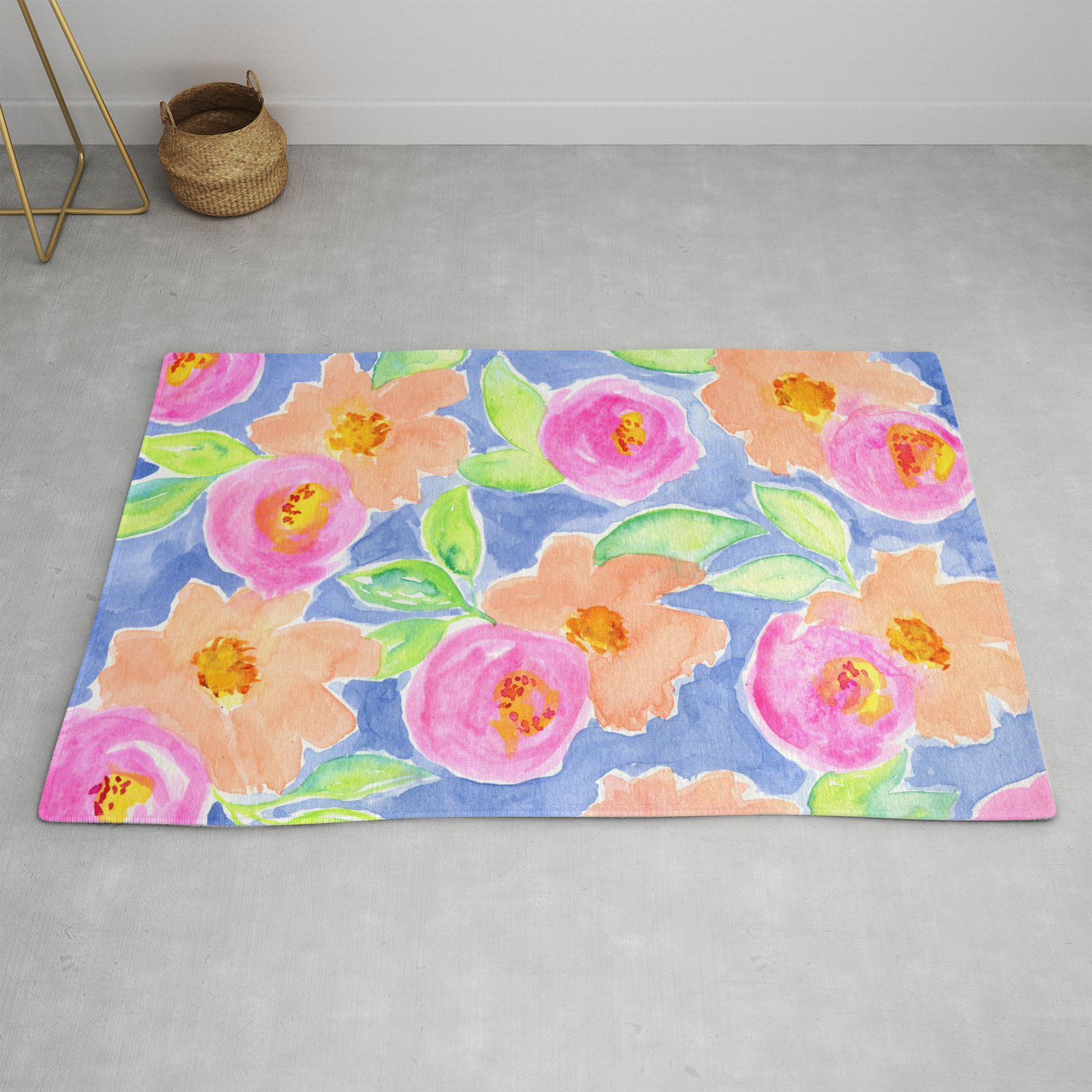 pink picnic rug