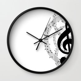 Musical Note Wall Clock