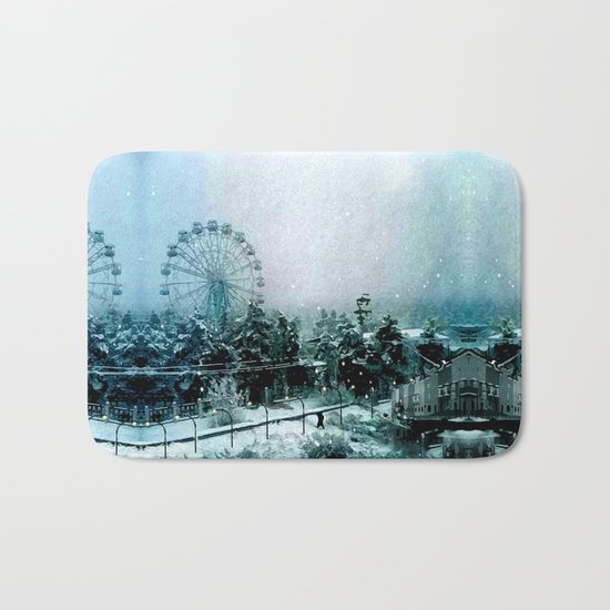 Cold Forest Playground Bath Mat