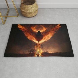 Rising From The Ashes Rug
