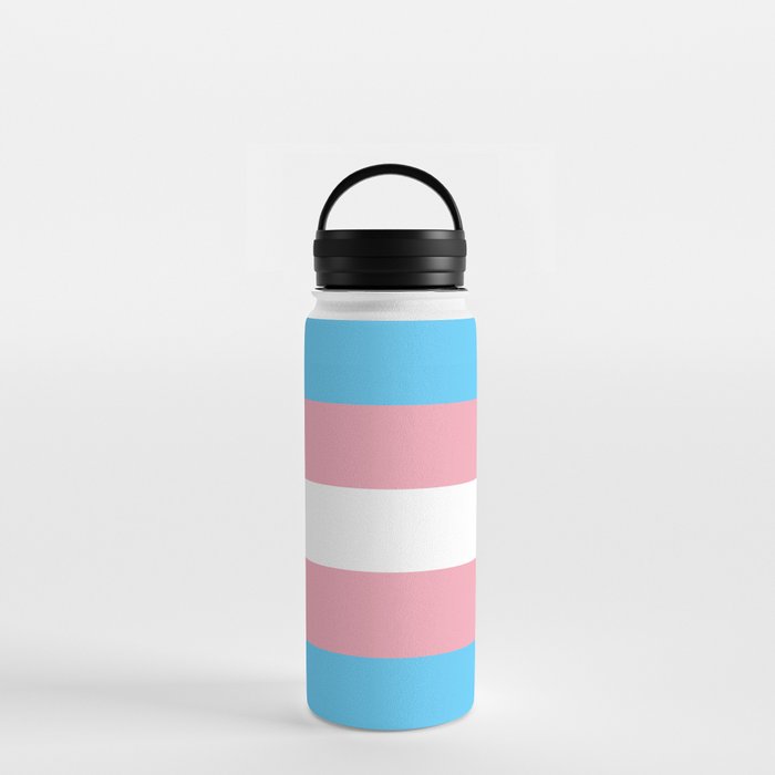 Transgender Pride Flag Water Bottle