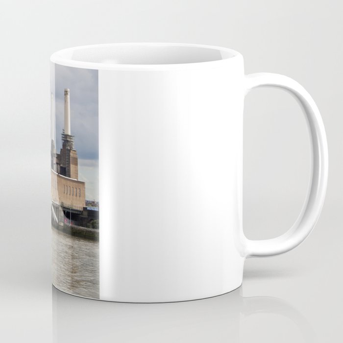 Battersea Power Station with Pink Floyd Pig Coffee Mug