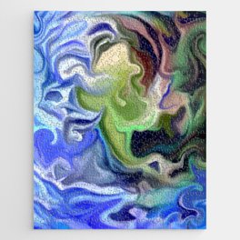 Earth Planet Pattern Jigsaw Puzzle