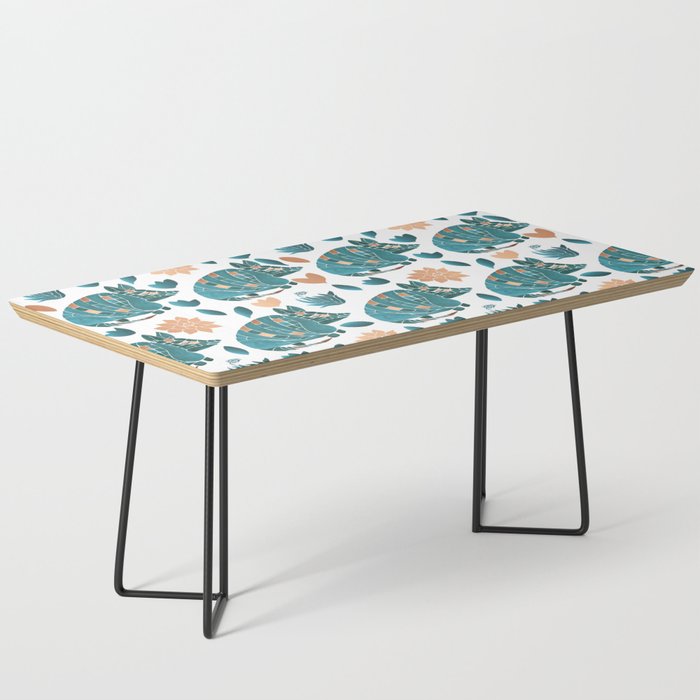 Armadillo - Turquoise and Copper Coffee Table