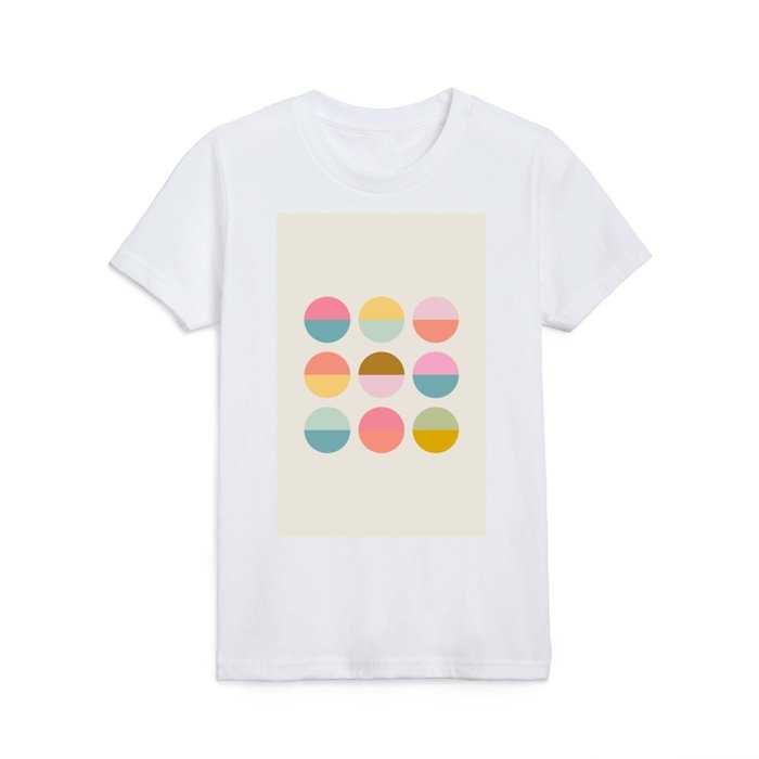 Happy Circles 30 Kids T Shirt