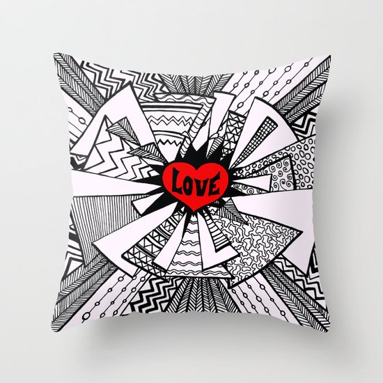 Power of Love... Throw Pillow