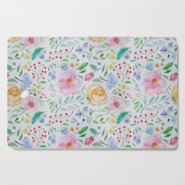 Floral Exotic Pattern Design Cutting Board