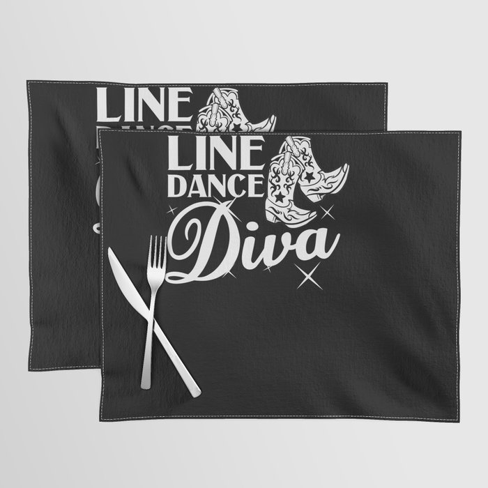Line Dance Music Song Country Dancing Lessons Placemat