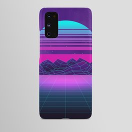 Future Sunset Vaporwave Aesthetic Android Case