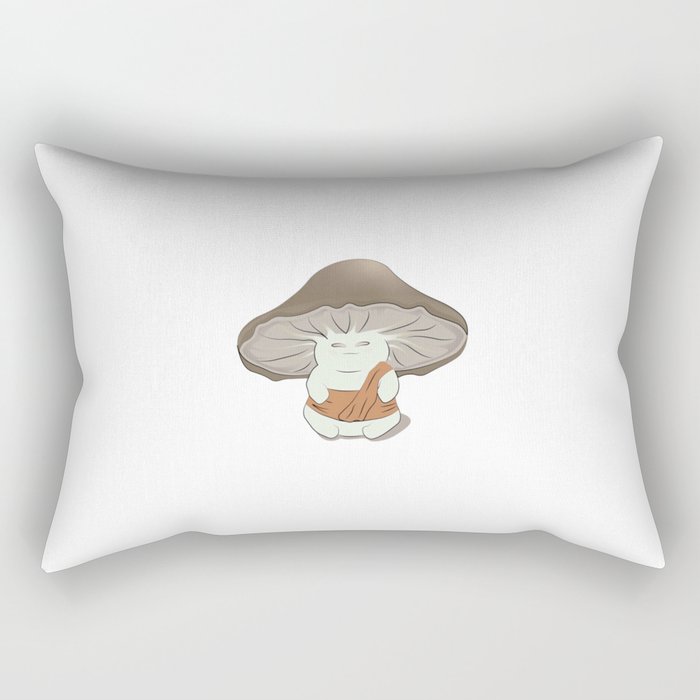 Zen Mushroom Rectangular Pillow