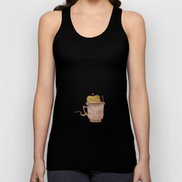 Bearded Dragon Sipping Cocoa Tank Top