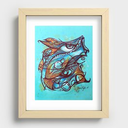 PHISHING by Steve Fogle Recessed Framed Print