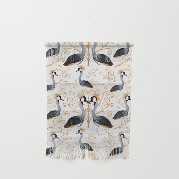Crested Cranes Wall Hanging
