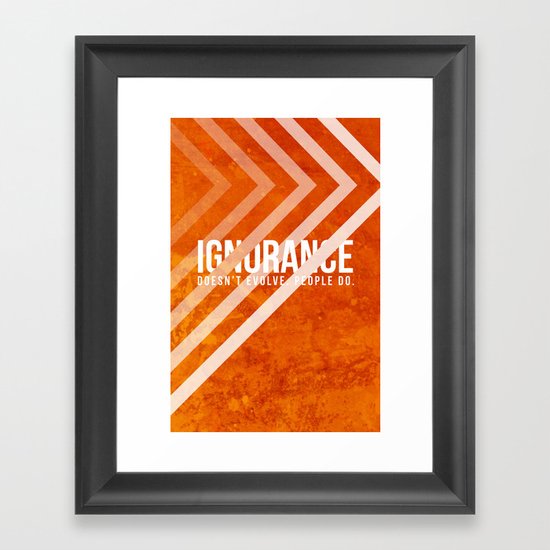 evolve Framed Art Print