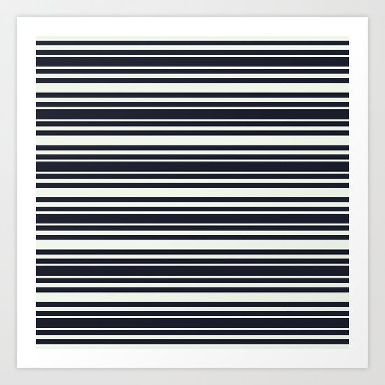 Tisker Black & White Art Print