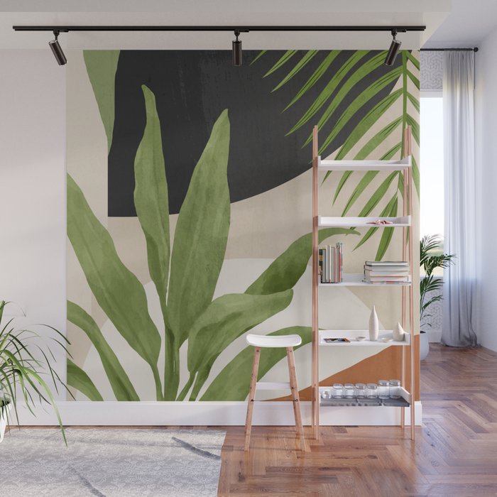 Abstract Art Tropical Leaf 11 Wall Mural