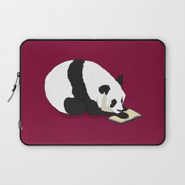 Reading Panda Laptop Sleeve