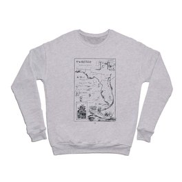 Vintage Map of Florida (1912) Crewneck Sweatshirt