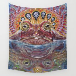 Zabka (Little Frog) 5-MEO Bufo Toad Wall Tapestry