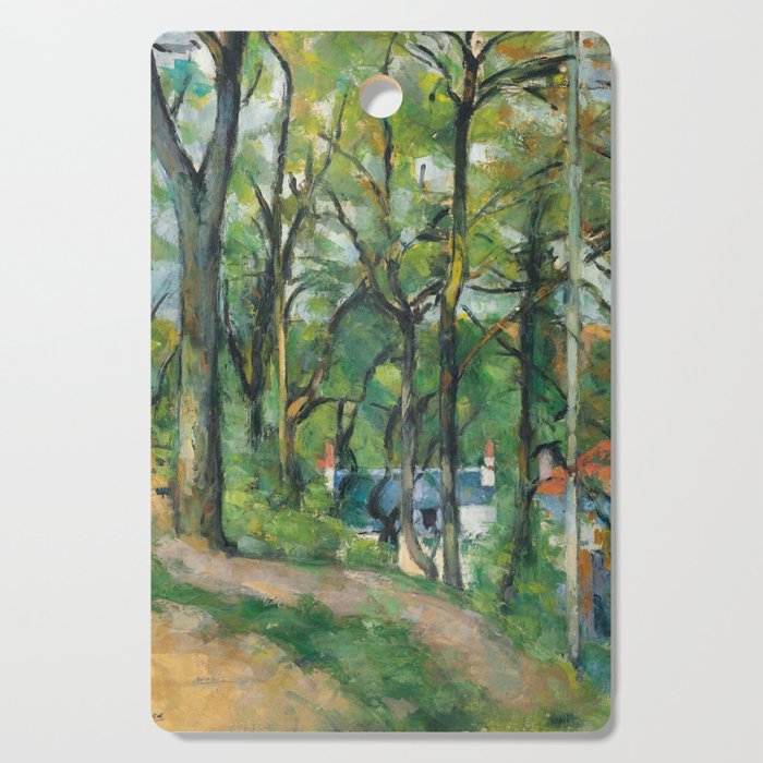 Paul Cézanne - Coast Saint-Denis, at Pontoise - La côte Saint-Denis à Pontoise Cutting Board
