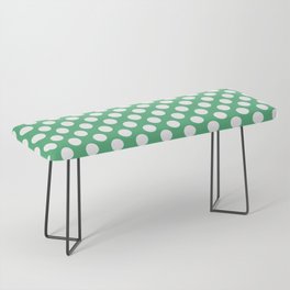 St. Patrick's Day Green Big Dots Collection Bench