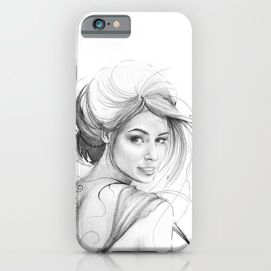 Beautiful Fairy Drawing iPhone & iPod Case