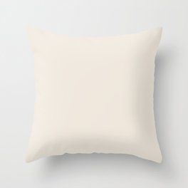 Off White - Talc Throw Pillow